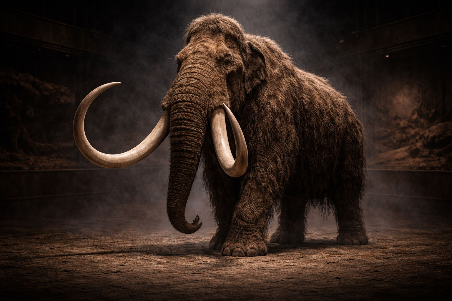 Woolly mammoth illustration